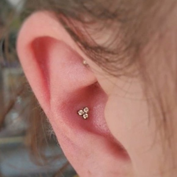 Neometal Trinity Gem Threadless End - Picture 4 of 5